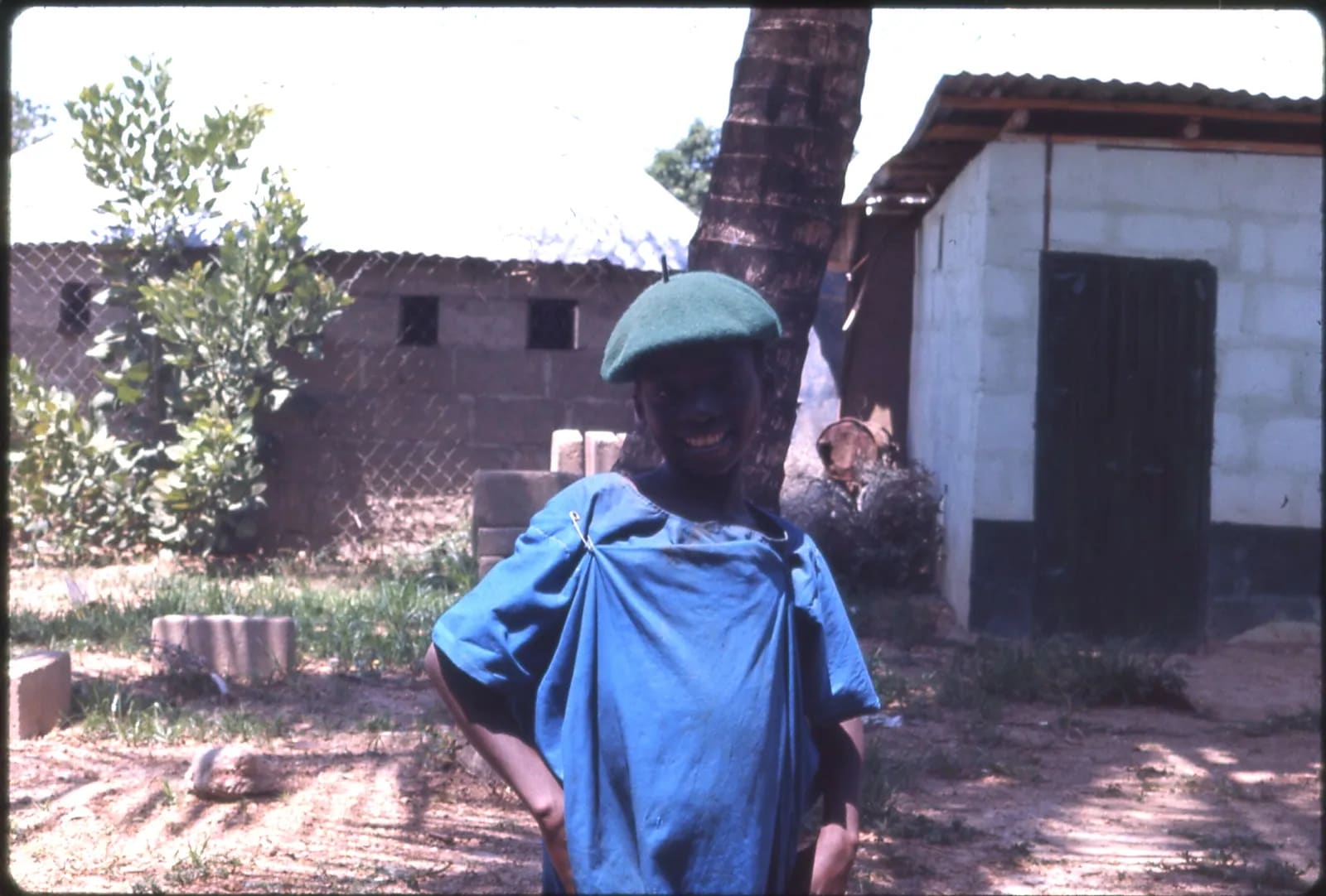 Young neighbor dressed up to celebrate his secret society intiation, Kabala, Sierra Leone (West Africa) (464615085)