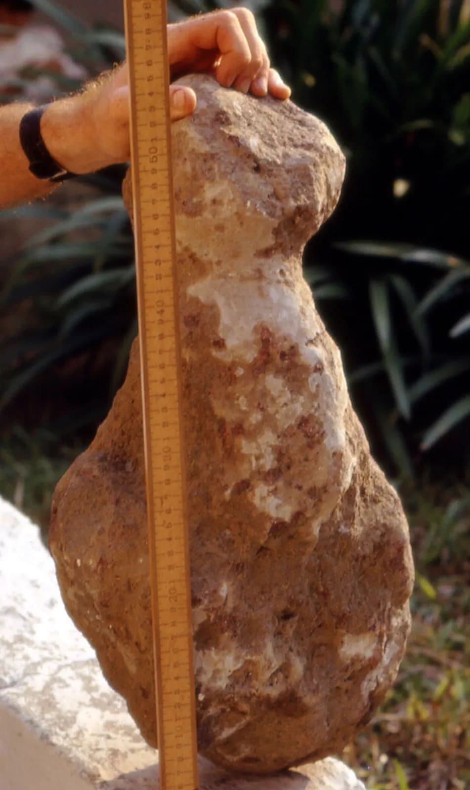 Carved stone figure from Sierra Leone at the Africana Museum, Cuttington College, Suakoko, Liberia (West Africa) (2136295008)