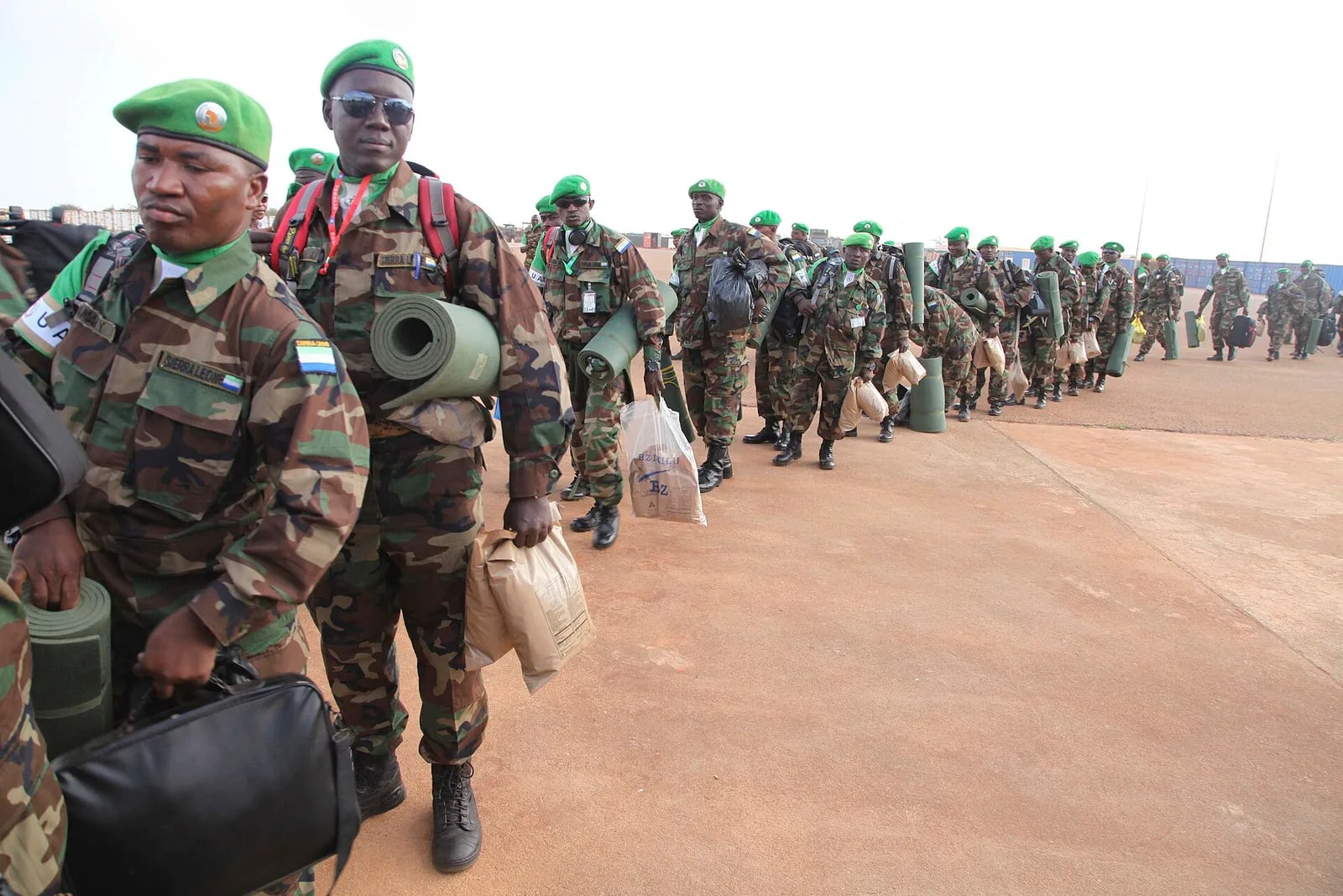 2015 01 15 Sierra Leone Battalion Returns Home-5 (16105012998)