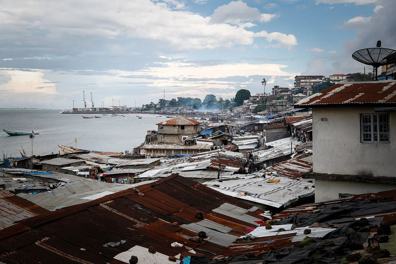 Magazine Wharf - home to some of Freetown's hardest-hit Ebola survivors (22772017351)