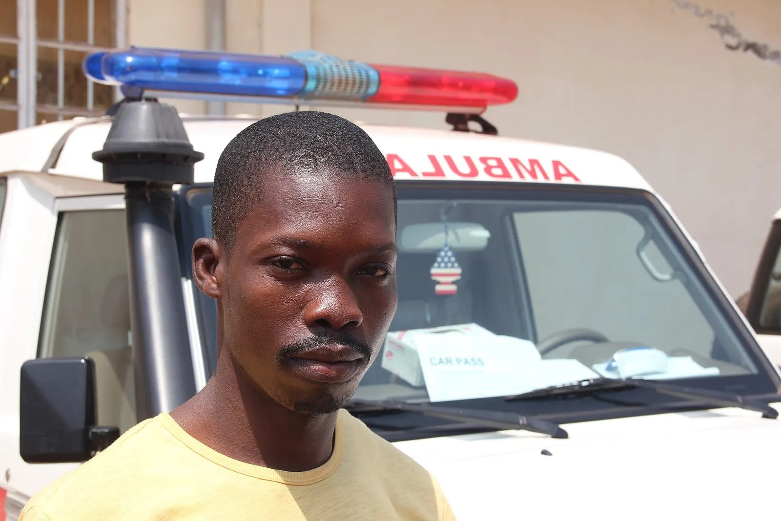 The Ebola ambulance co-ordinator of Port Loko, Sierra Leone (16655059272)