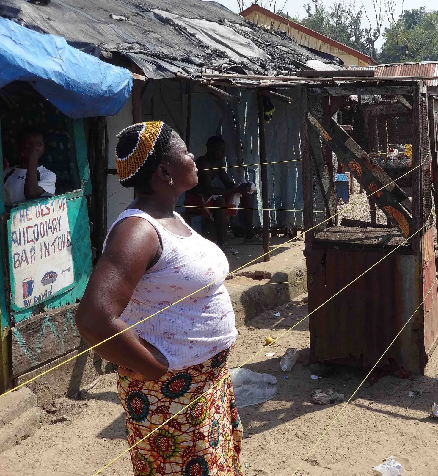 Woman in houshold Quarantine