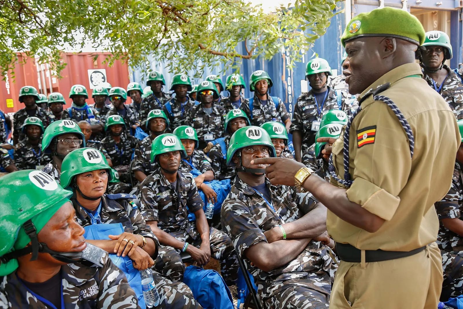 2018 04 17 Sierra Leonean FPU Arrive Somalia-10