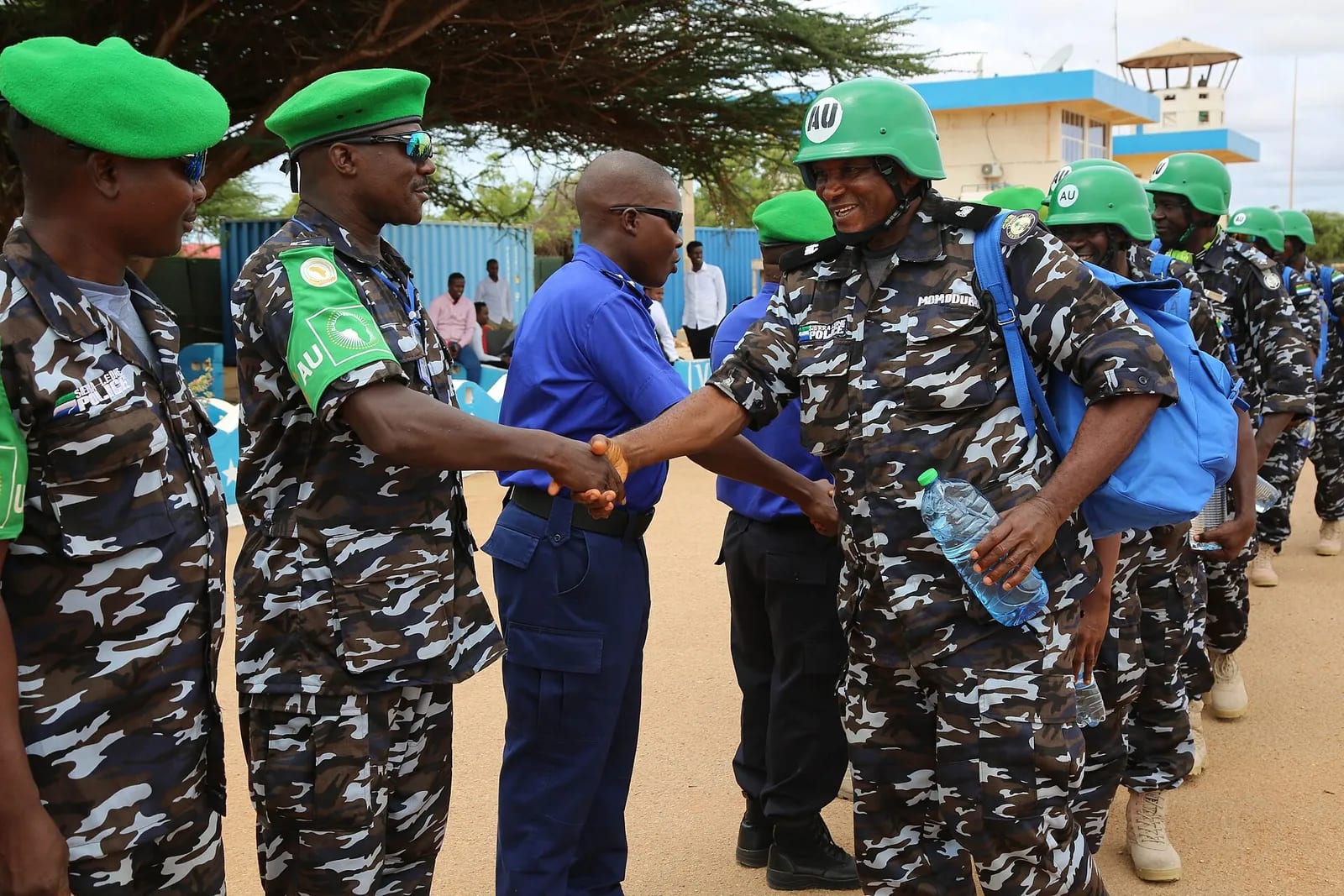 2018 04 17 Sierra Leonean FPU Arrive Somalia-13