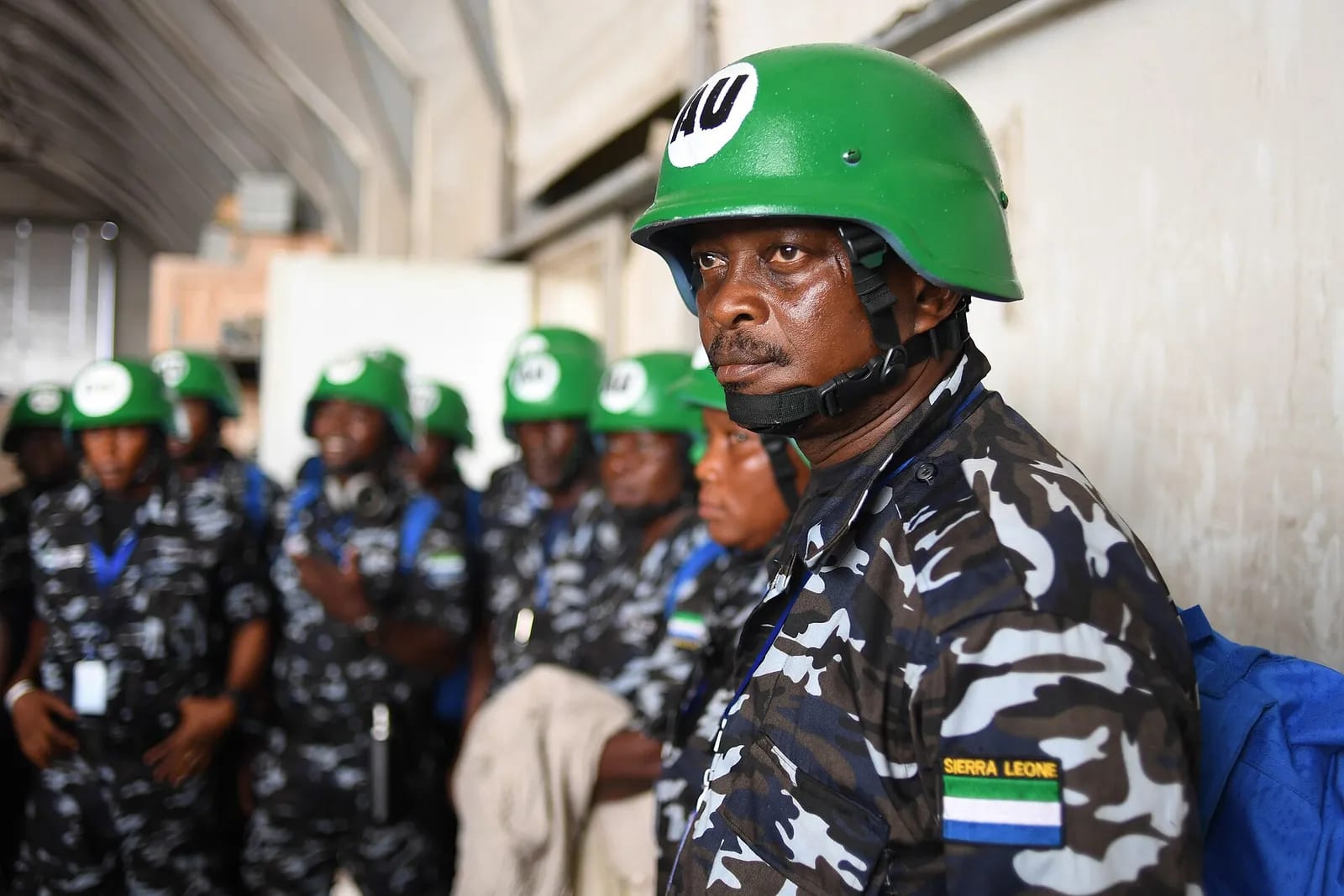 2018 04 17 Sierra Leonean FPU Arrive Somalia-4