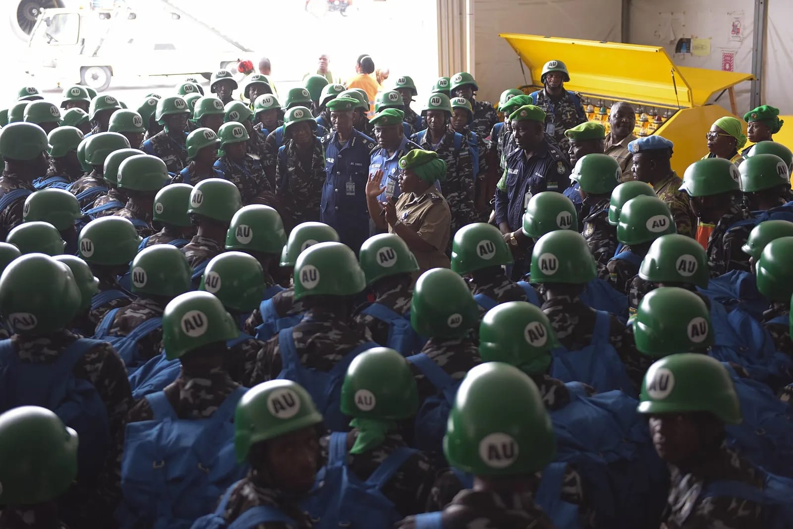 2018 04 17 Sierra Leonean FPU Arrive Somalia-7