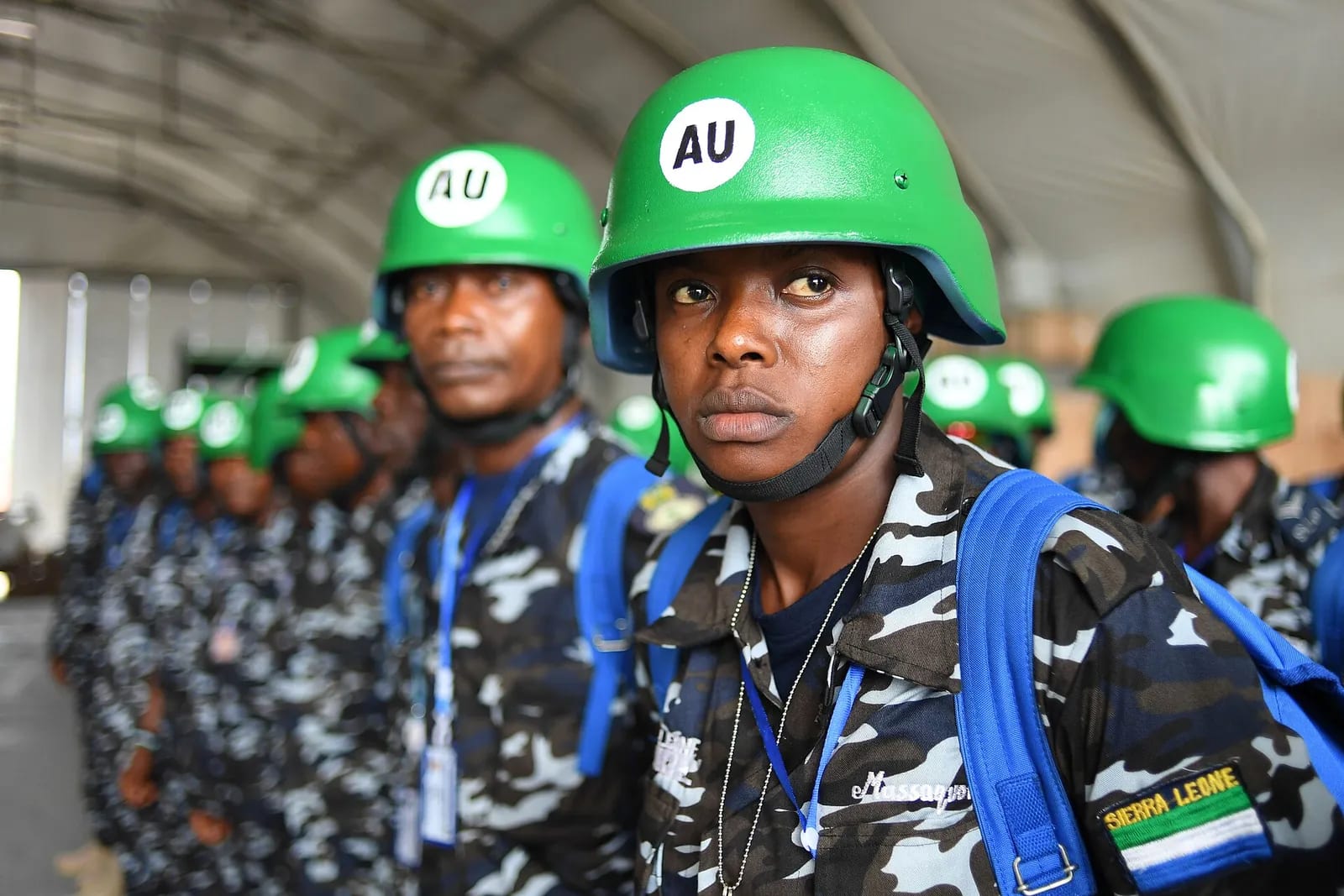 2018 04 17 Sierra Leonean FPU Arrive Somalia-5
