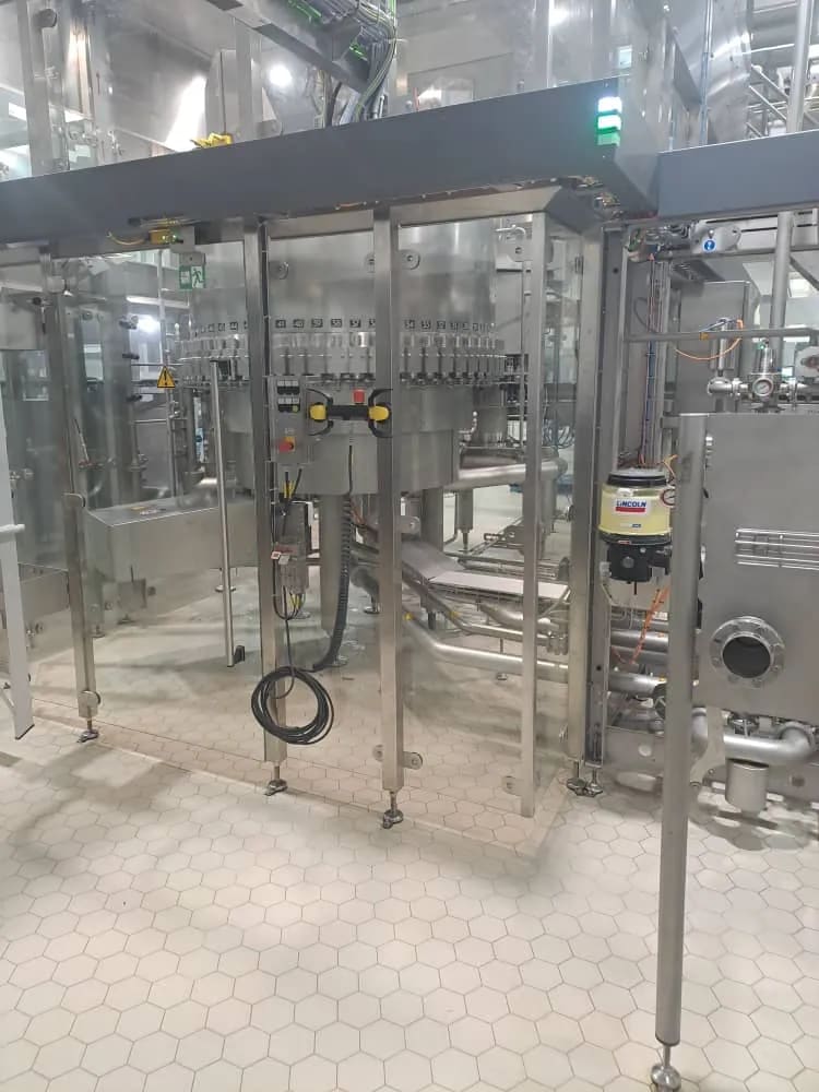 Industrial machinery at Grafton Spring water factory