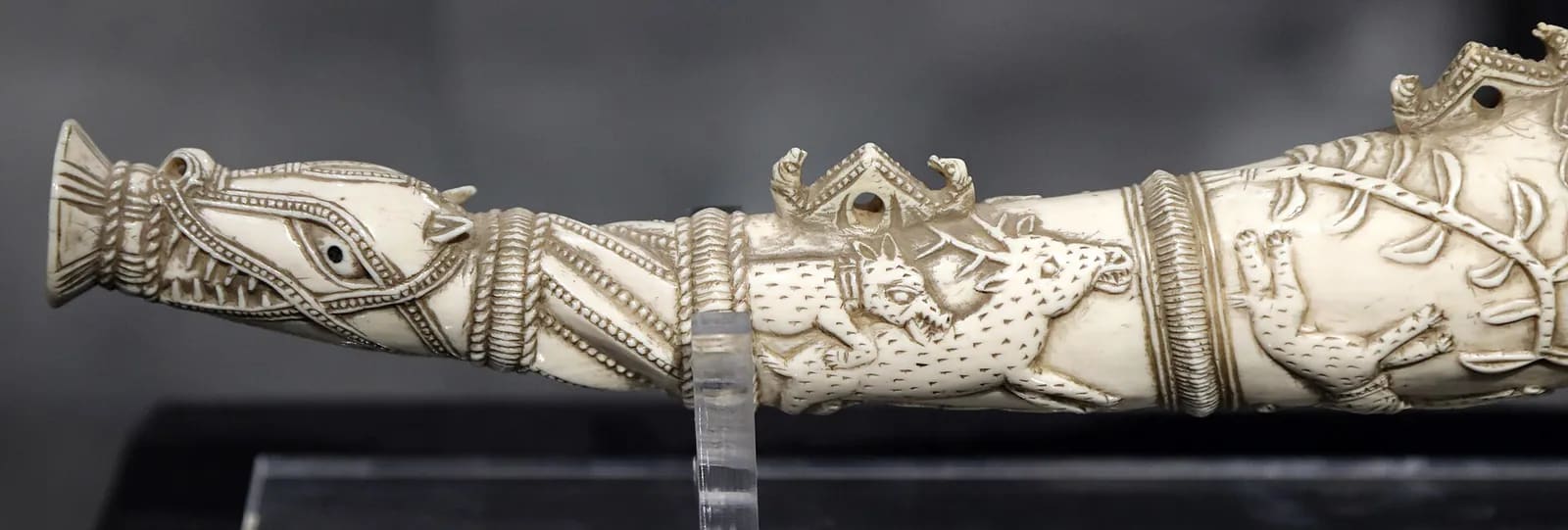 Sapi-Portuguese ivory horn (oliphant), 15th–16th century (2)