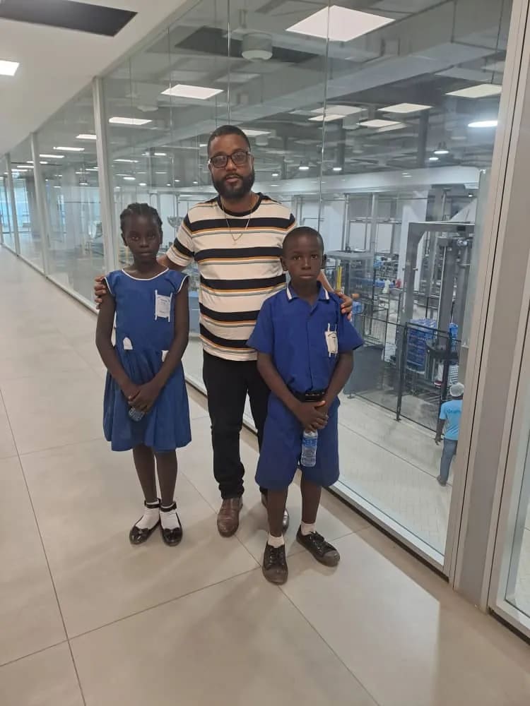 Visiting at the Grafton Spring water factory