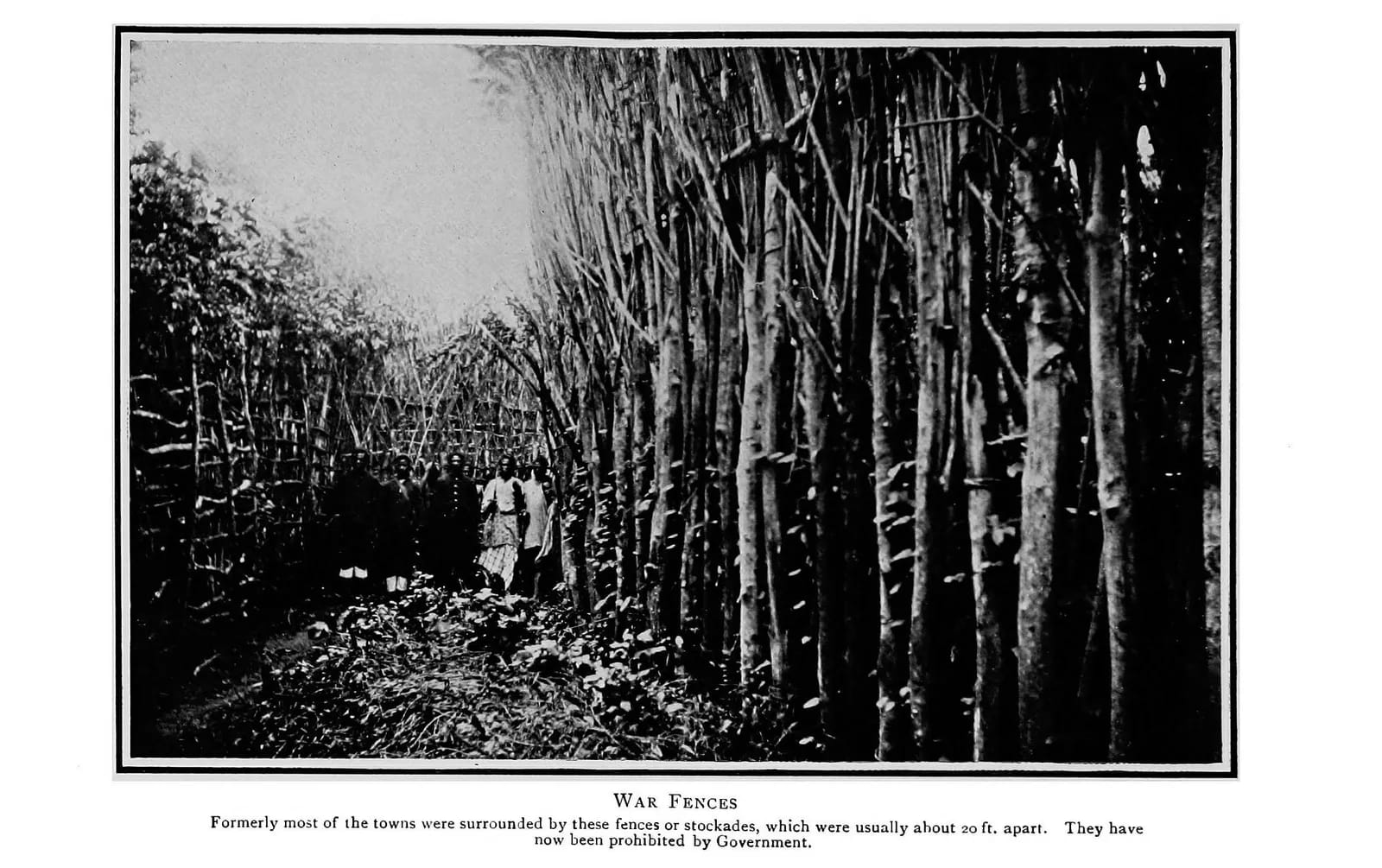 War fences: the stockades that once ringed most towns, 1910