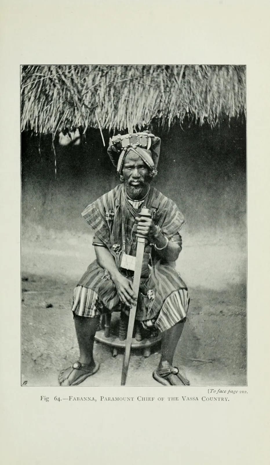Fabanna, Paramount Chief of the Vassa country, 1901