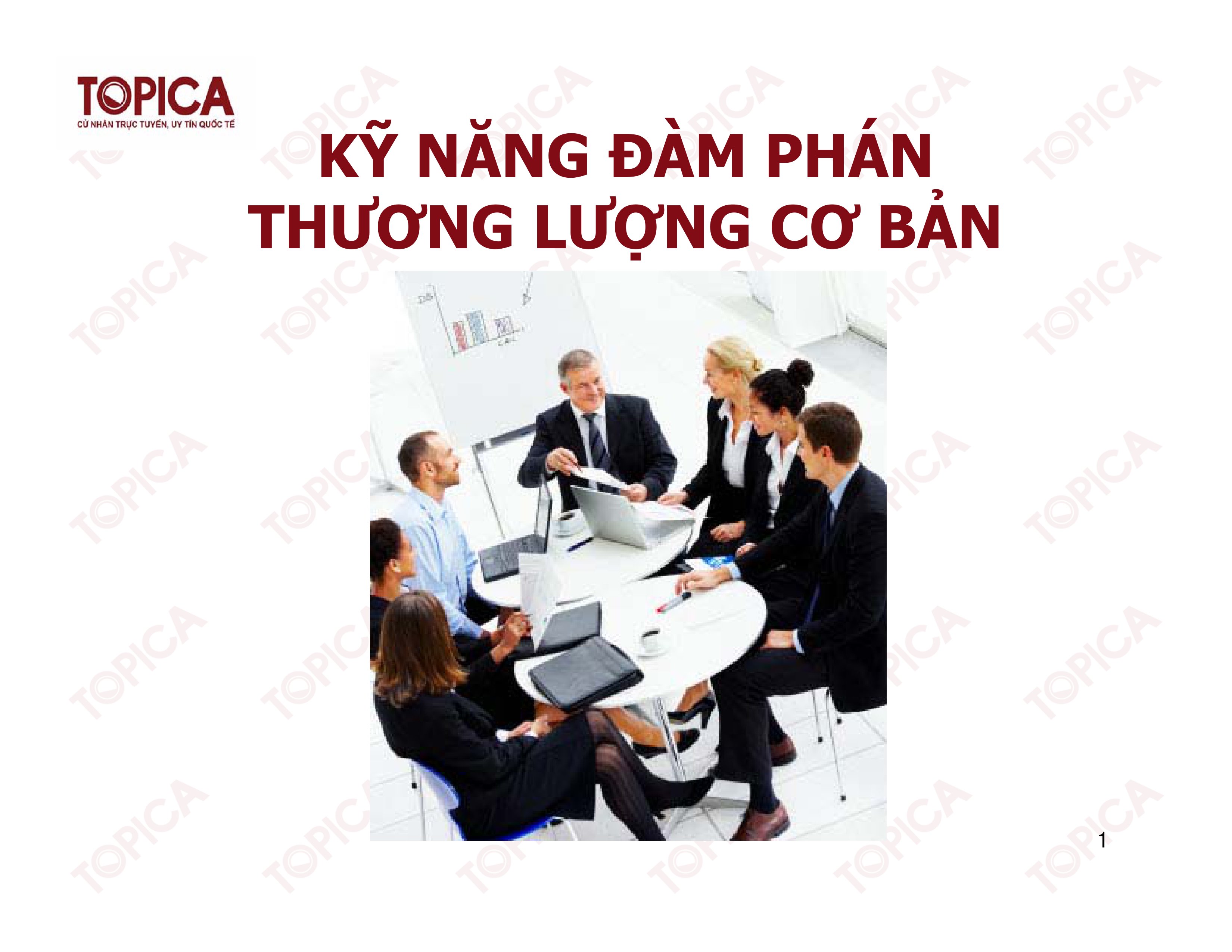 Kỹ năng đàm phán thương lượng cơ bản