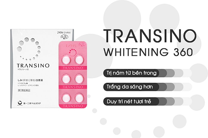 Đánh giá Transino trị nám có tốt không? Mua Transino trị nám chính hãng giá tốt trên Shopee