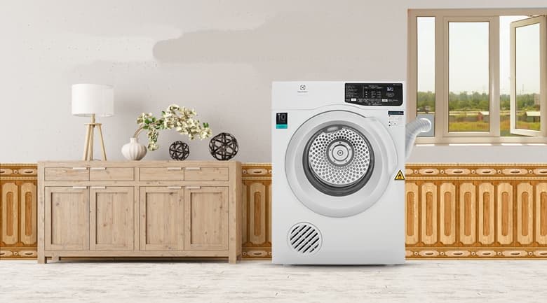 Review máy sấy Electrolux EDV805JQWA 8kg, công suất 1650W
