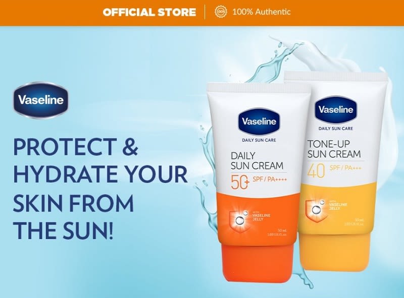 Mua ngay combo 2 kem chống nắng Vaseline đình đám nhất hiện nay để hưởng ngay ưu đãi sốc