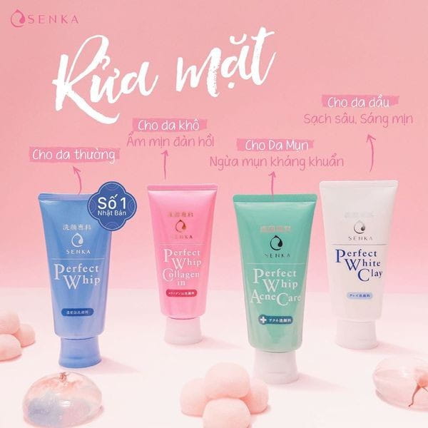 Sữa rửa mặt Senka Perfect Whip vì sao được chị em tin dùng nhiều thế
