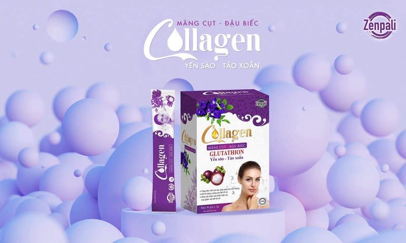 Collagen măng cụt đậu biếc Zenpali dùng bao lâu thì có tác dụng?
