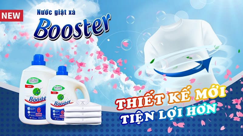 Nước giặt Booster thơm ngát hương có thật sự tốt, tiện ích?