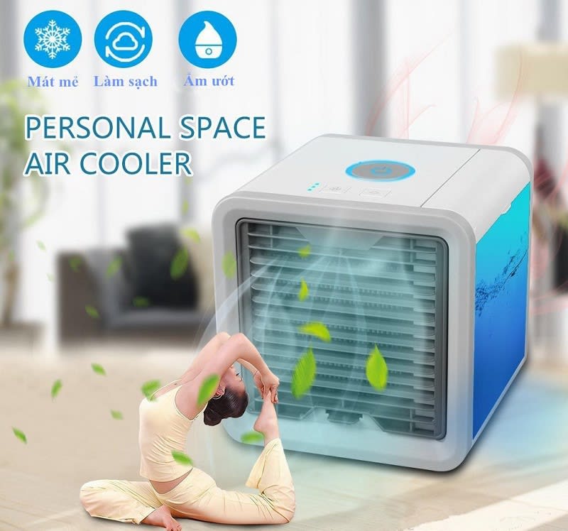 Review máy điều hòa mini Arctic Air làm mát không khí bằng hơi nước, nhỏ xinh, tiết kiệm điện