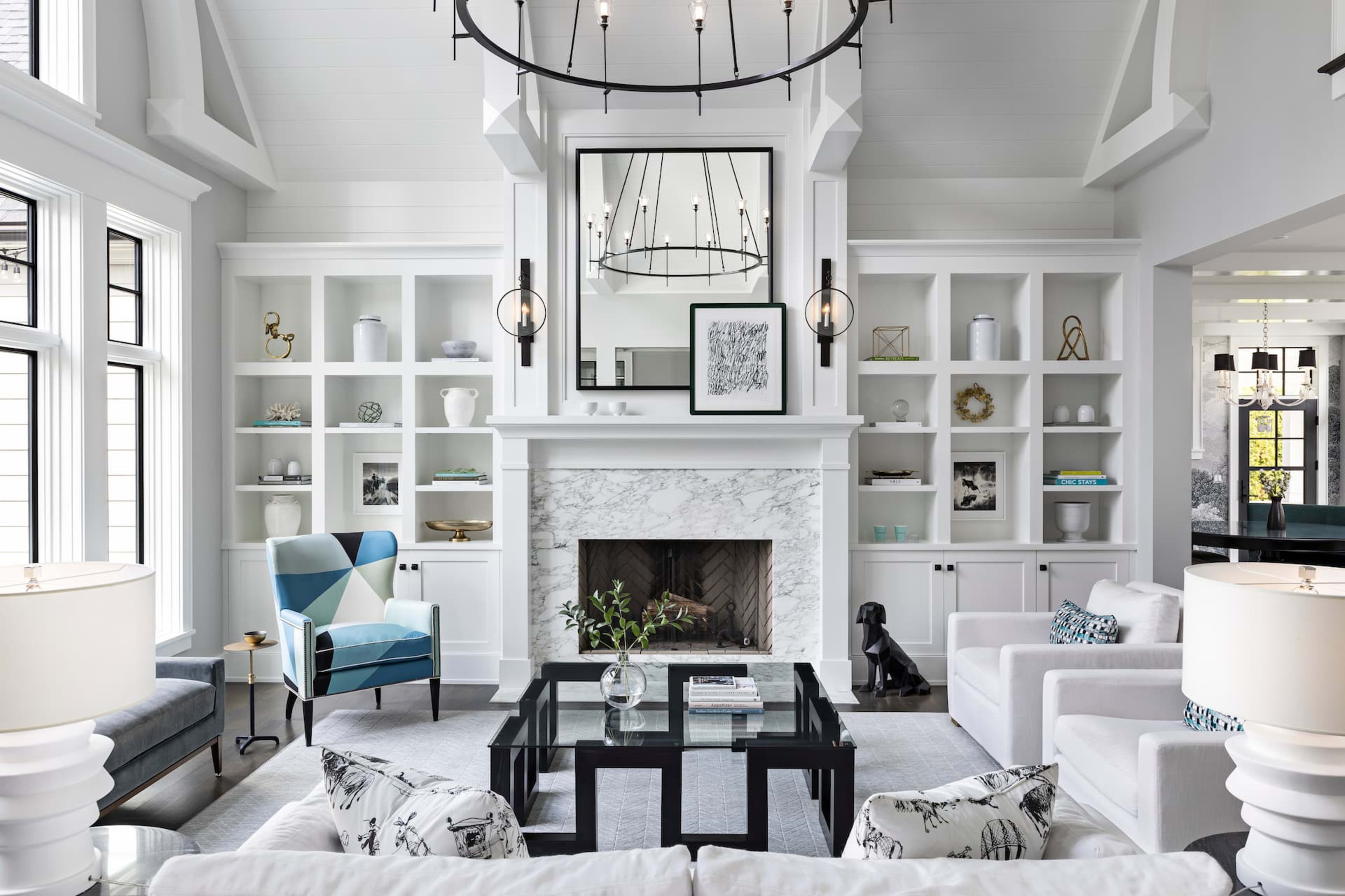 Hawthorn Living Room Fire View