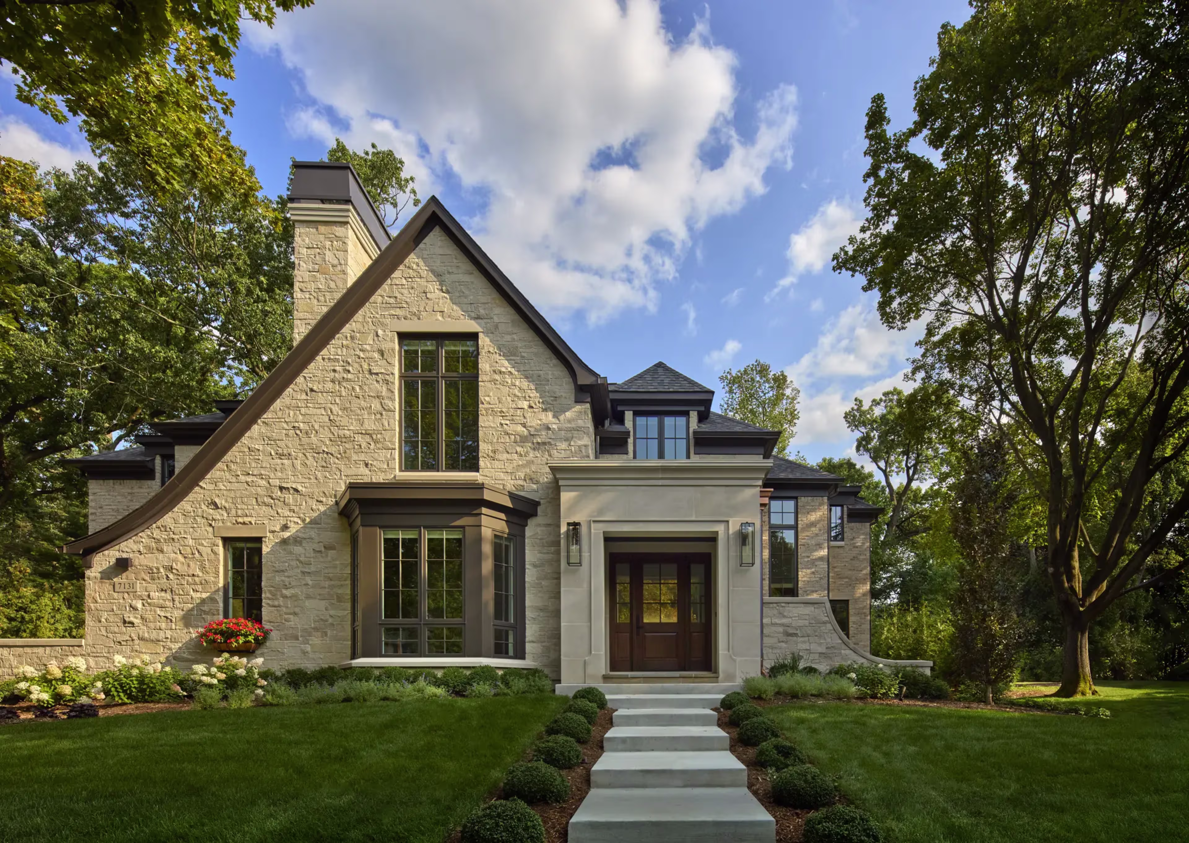 Village Tudor front view