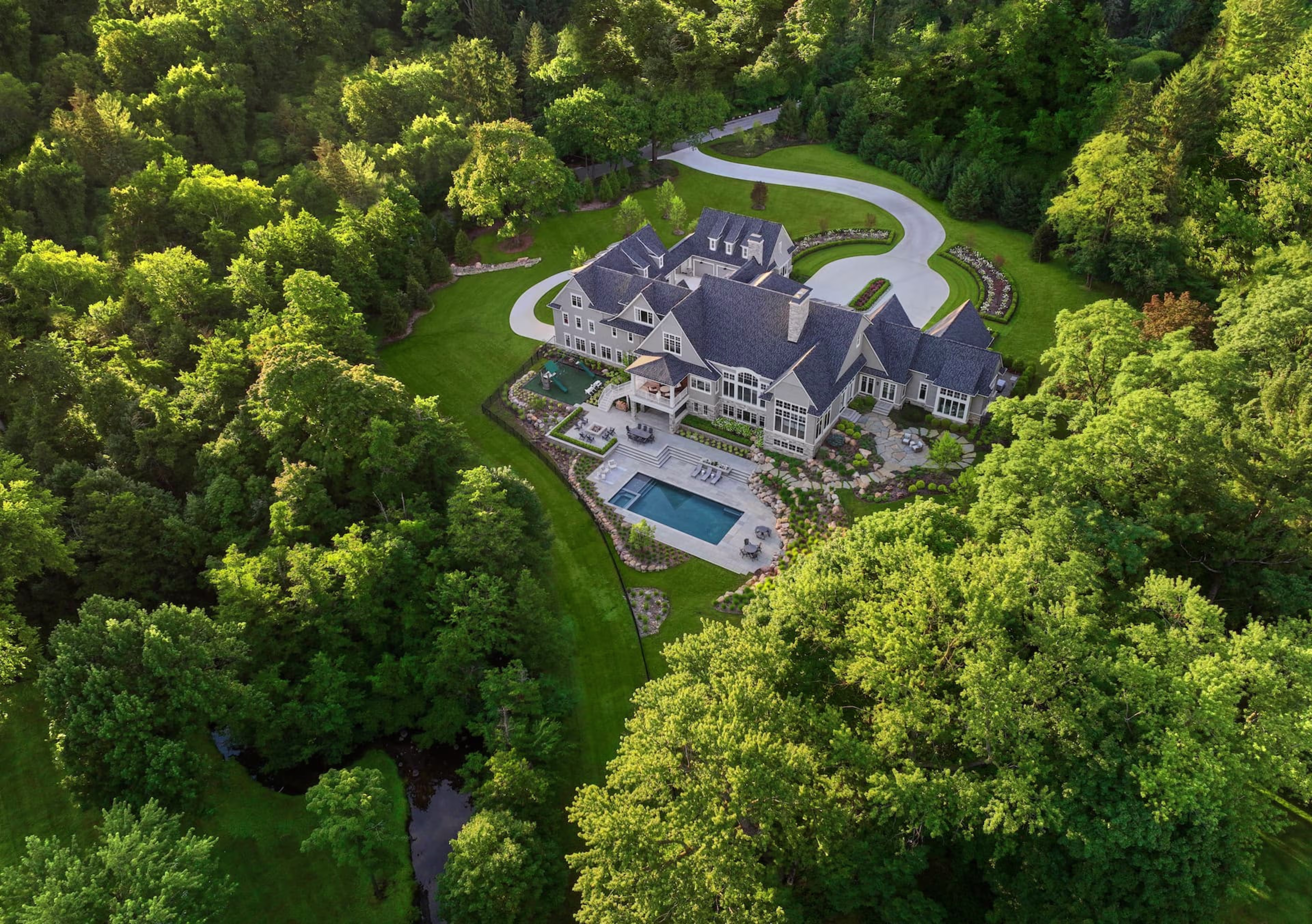 Bridge View Aerial View