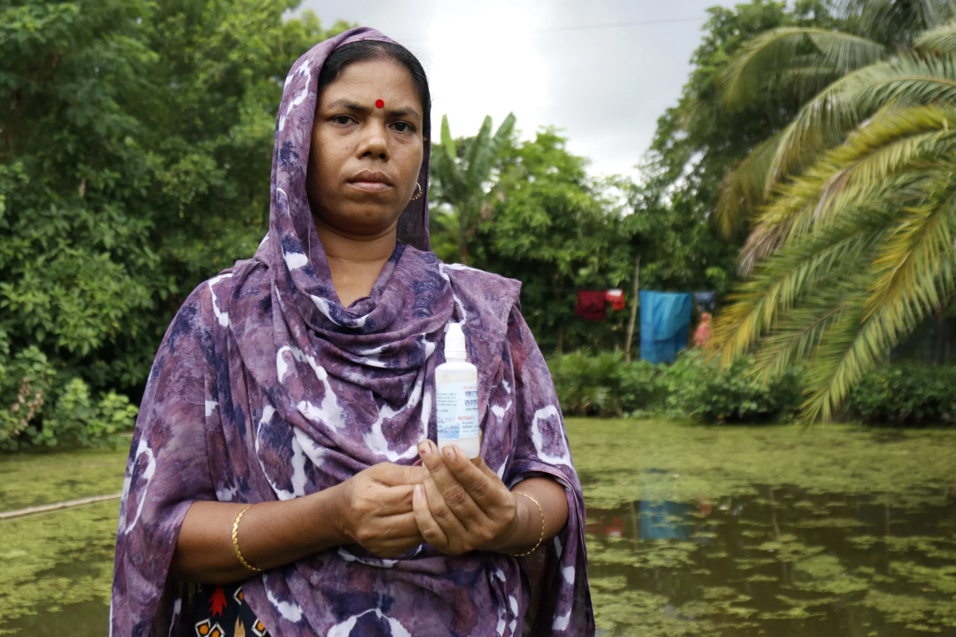 Treading water: struggling for a glass of water