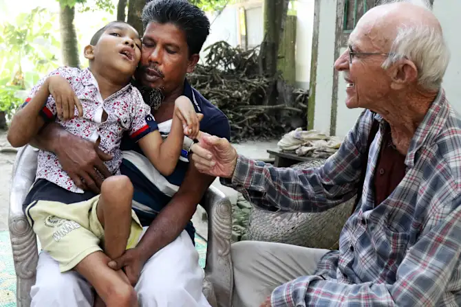 Father Bob and his bicycle: How this 88-year-old priest serves Bangladesh’s disabled children