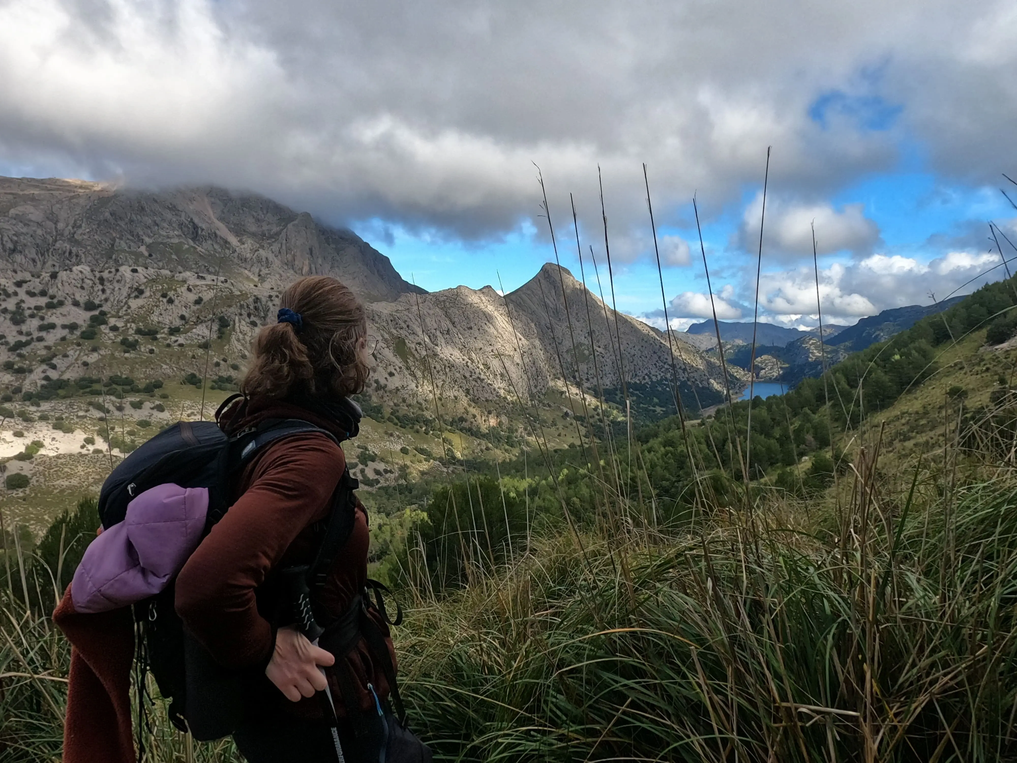 Lake view from the trail