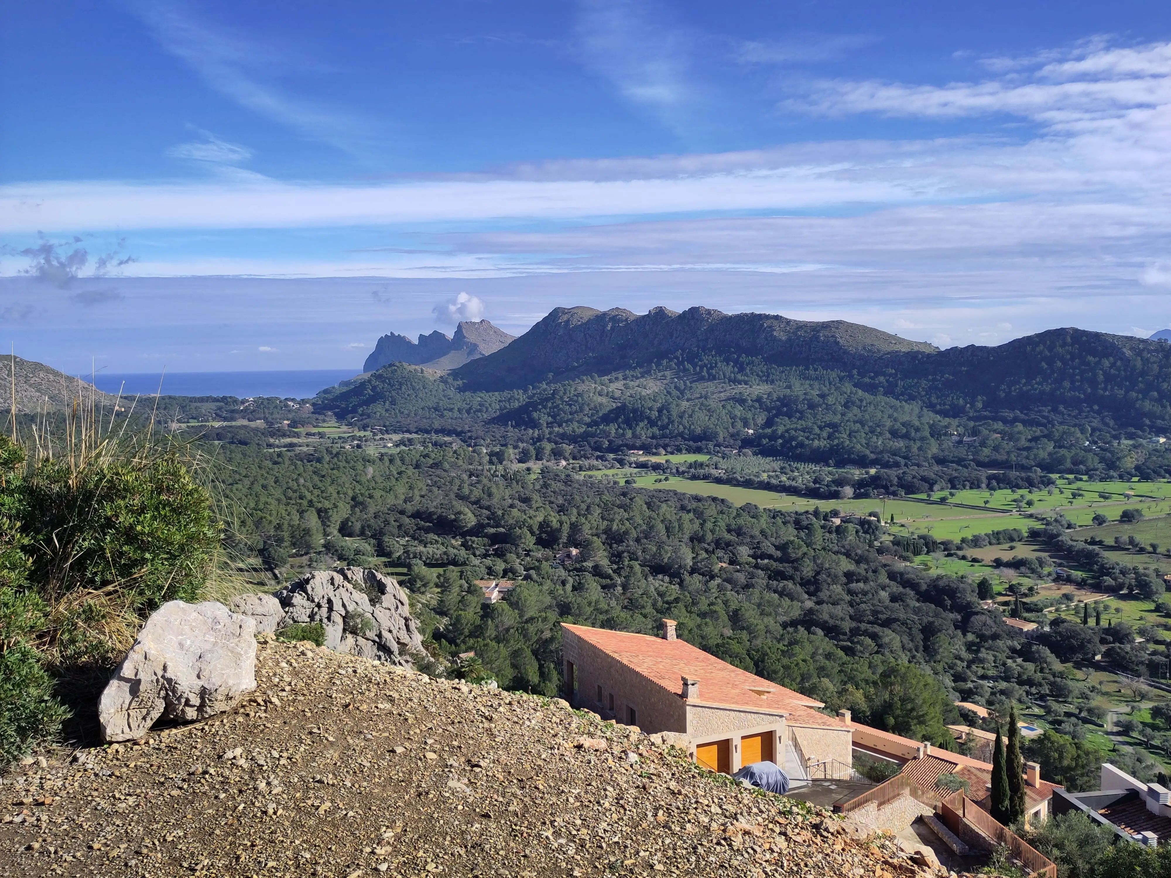Beautiful view from near the crag