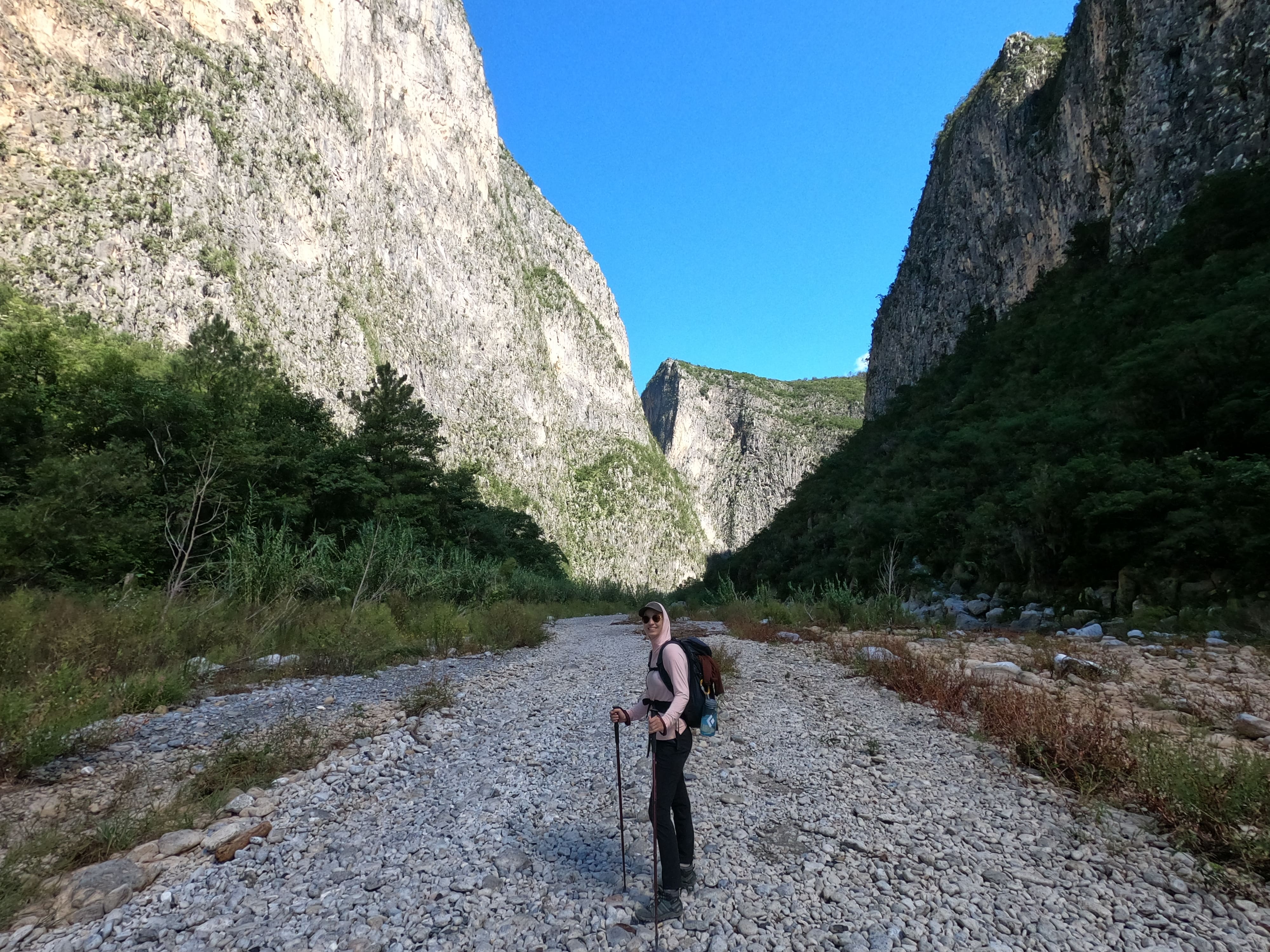 Start of the trek in San Cristóbal Canyon