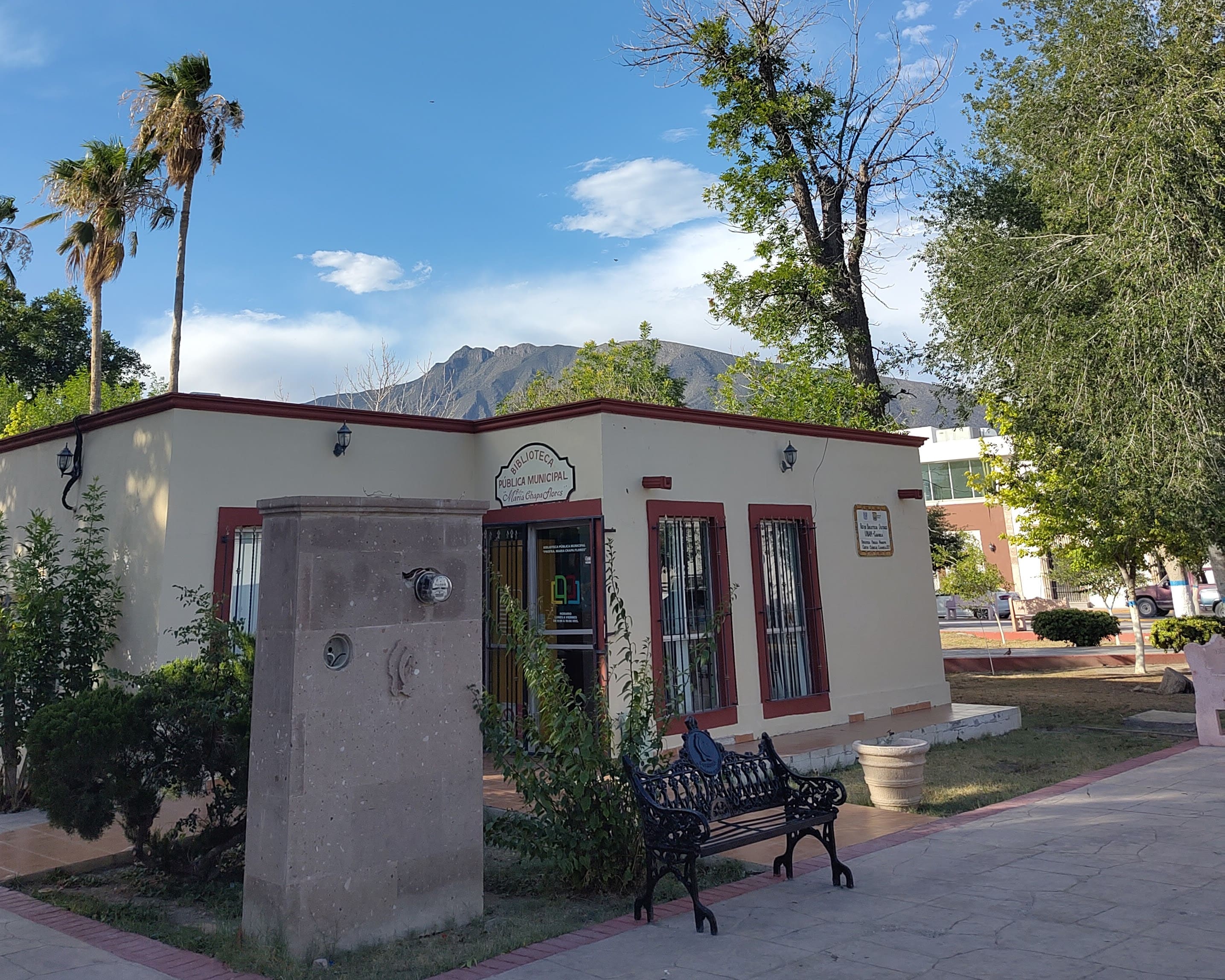Walking around the town square