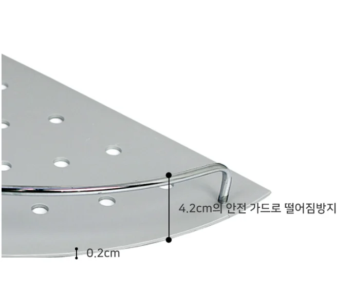 욕실 알루미늄 선반 화장실선반 코너선반 일자선반 상세 이미지 3