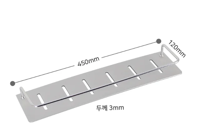 욕실 알루미늄 선반 화장실선반 코너선반 일자선반 상세 이미지 12