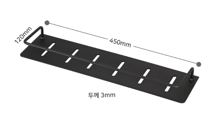 욕실 알루미늄 선반 화장실선반 코너선반 일자선반 상세 이미지 16