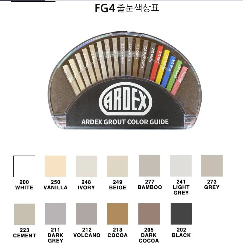 [아덱스] 고탄성 방수 고급메지 줄눈 시멘트 13종 ARDEX FG4 PLUS 상세 이미지 5