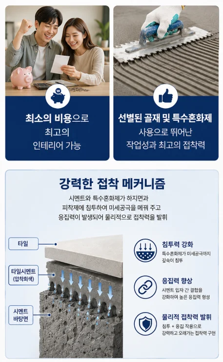 [쌍곰] 백색 압착시멘트 타일시멘트 압착회색 상세 이미지 2