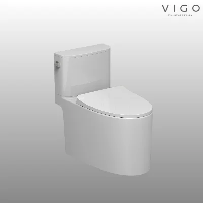 VIGO 투피스 로우탱크 양변기 치마형 대변기 7300 (림리스)