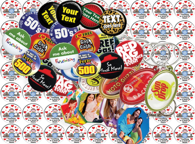 Button Pins & Keychains Image
