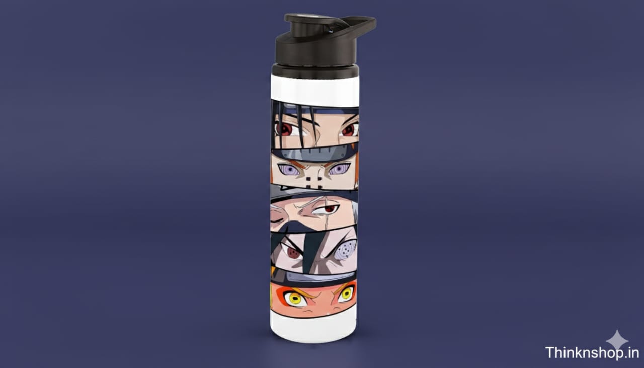 naruto themed A 16 water bottle  a16