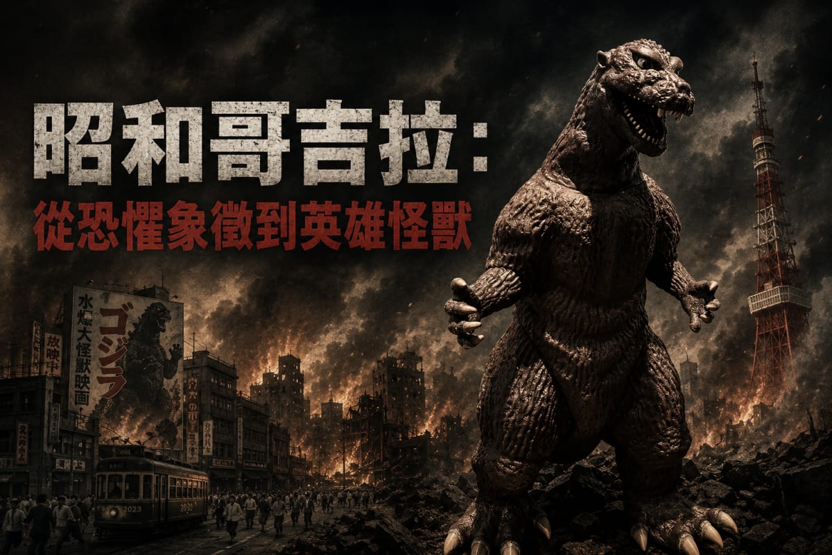 昭和哥吉拉（1954–1975）：從恐懼象徵到英雄怪獸