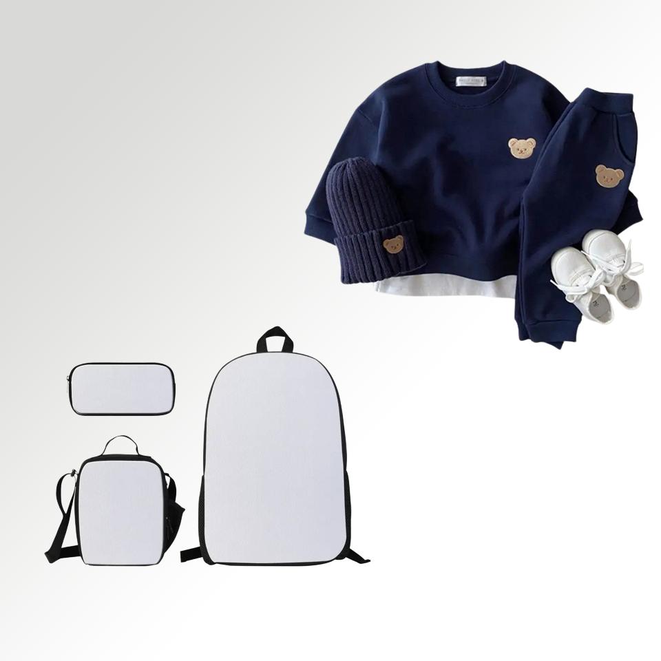 Heated Backpack Set With Cashmere Sweat Suit