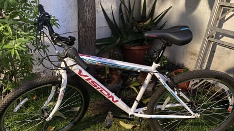 Bicicleta Mountain Bike Visión Full Rígida, Nickel Aro 26