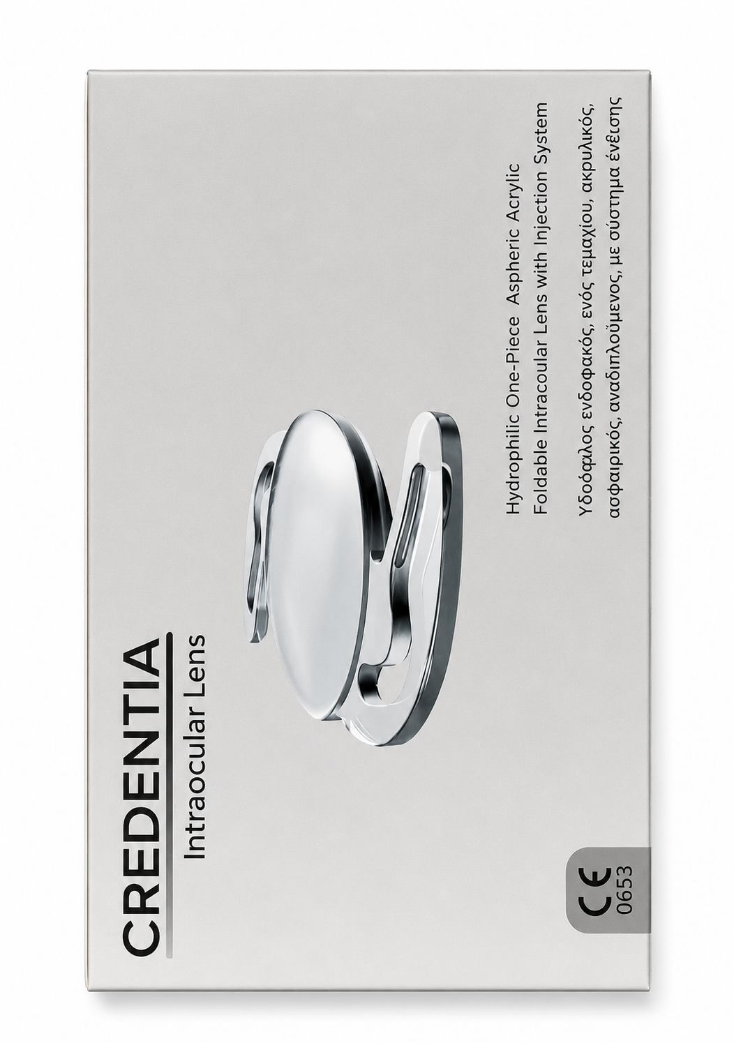 Drap Approved - Credentia Hydrophilic One-Piece Aspheric Acrylic Foldable Intraocular Lens