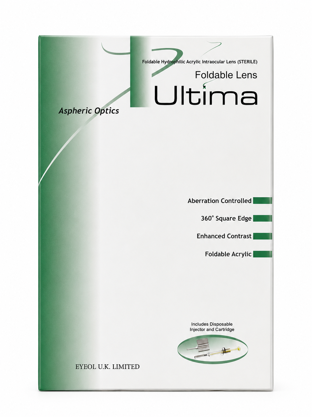 Drap Approved - EYEOL Ultima Aspheric Foldable Lens