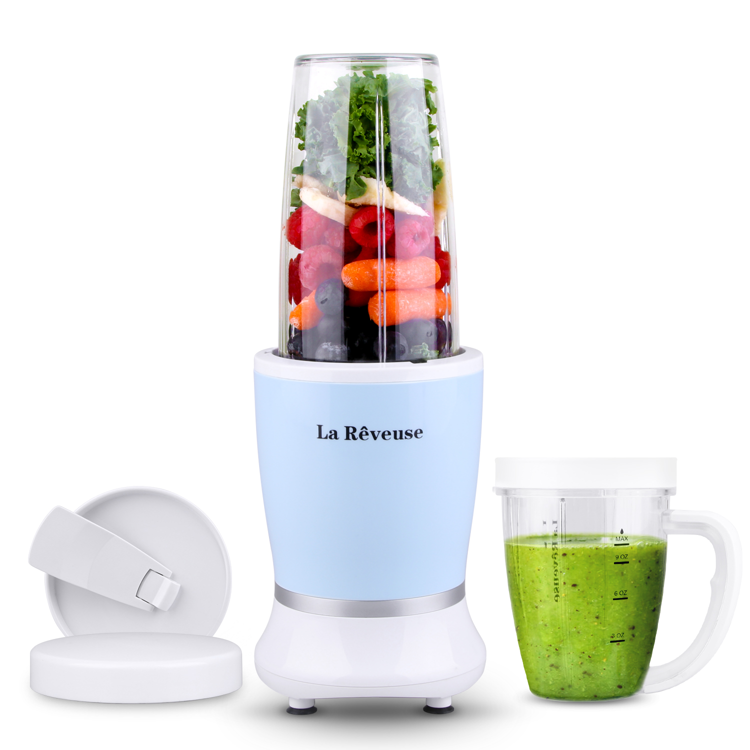 La Reveuse Smoothies Blender 300 Watt with 18 oz BPA Free Portable Tra – La  Reveuse Home Appliances