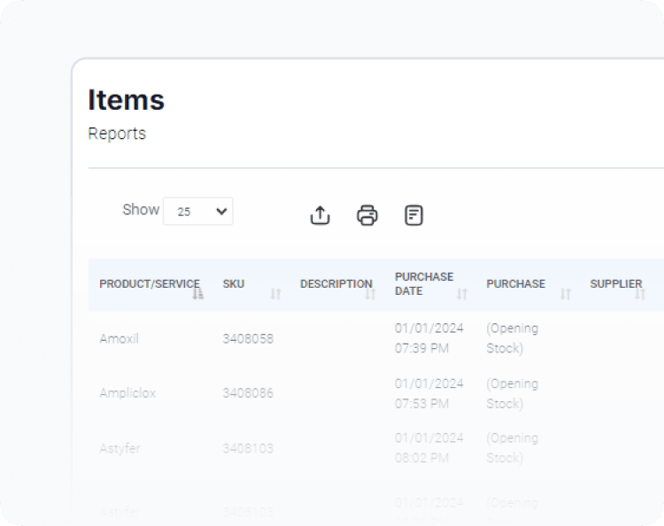 Multiple Payment Invoice