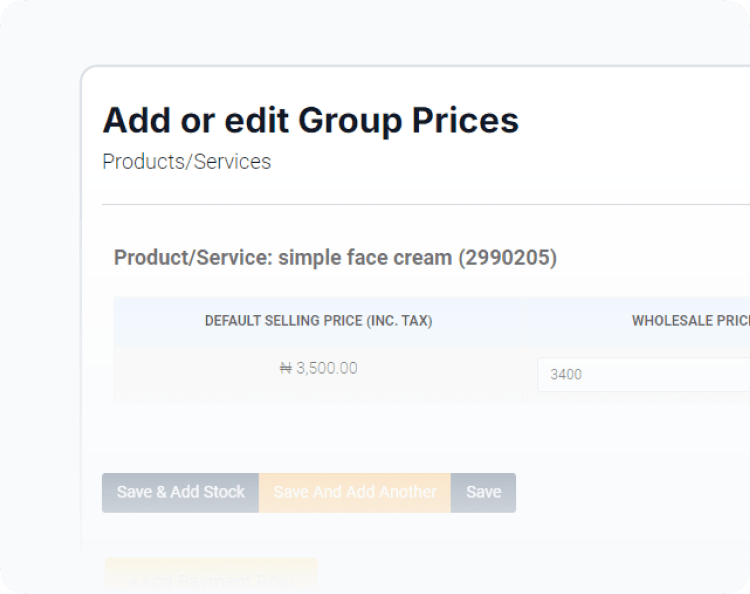 Customize Invoice