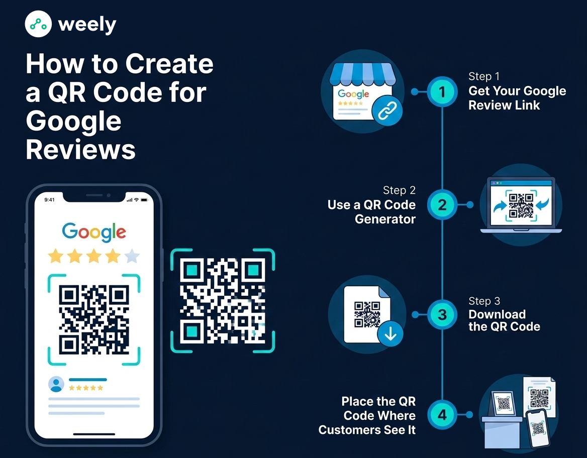 Google Android Test Qr Code QR Codes for Google Reviews: Get More 5-Star Ratings | Weely AI